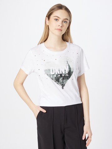 DKNY Póló - fehér: elől