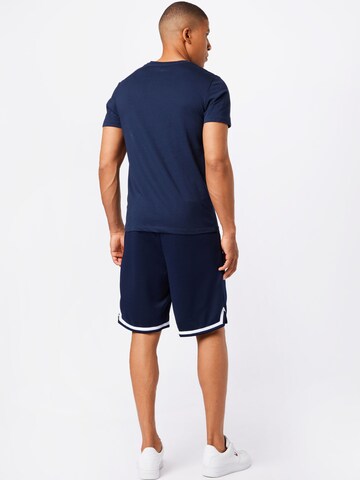 JACK & JONES Loosefit Kalhoty – modrá