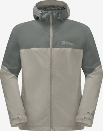 Geacă outdoor 'WEILTAL' de la JACK WOLFSKIN pe verde: față