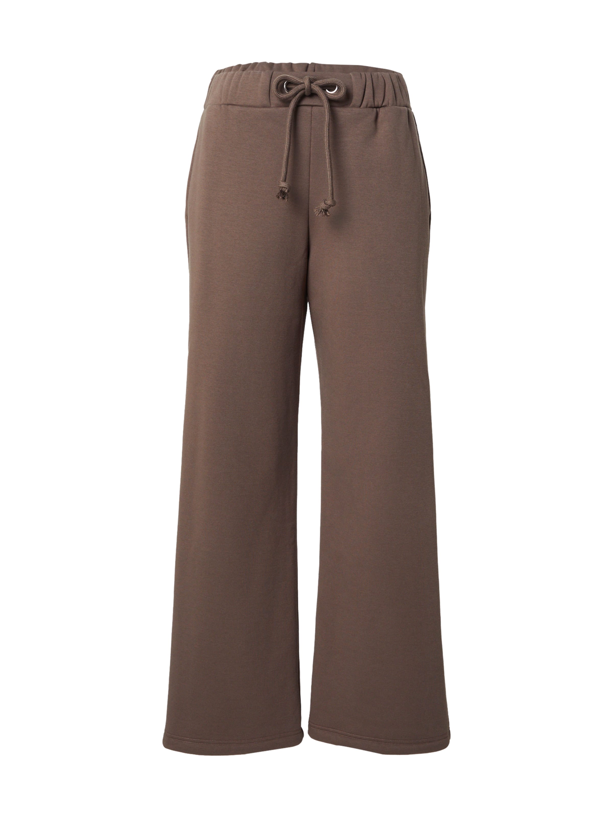Girlfriend Collective Loose fit Workout Pants 'Millie' in Brown: front