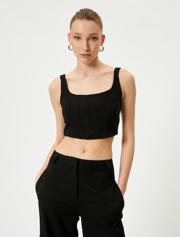 Koton Top in Black: front
