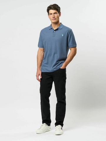 U.S. POLO ASSN. Overhemd 'Alfred' in Blauw