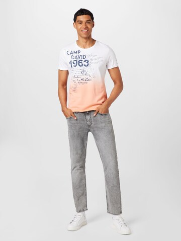 CAMP DAVID T-Shirt 'Cinque Terre' in Weiß
