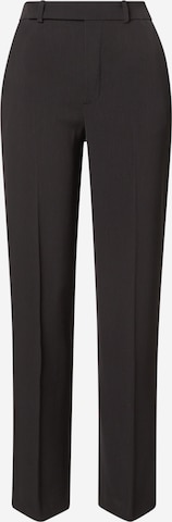 DRYKORNLoosefit Hlače na crtu 'MEAN' - crna boja: prednji dio