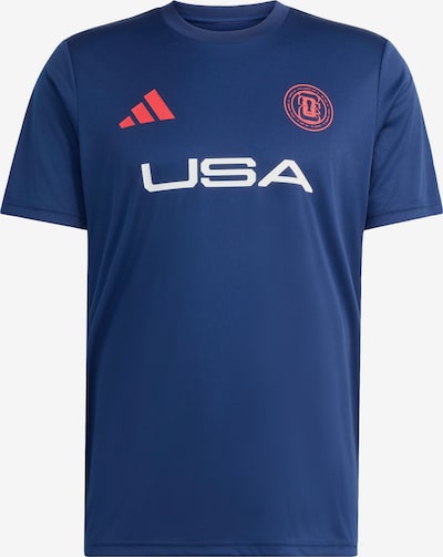 ADIDAS PERFORMANCE Funktionsshirt 'FIFA Fussball-Weltmeisterschaft 26™ USA' in XS in dunkelblau / hellrot, Produktansicht