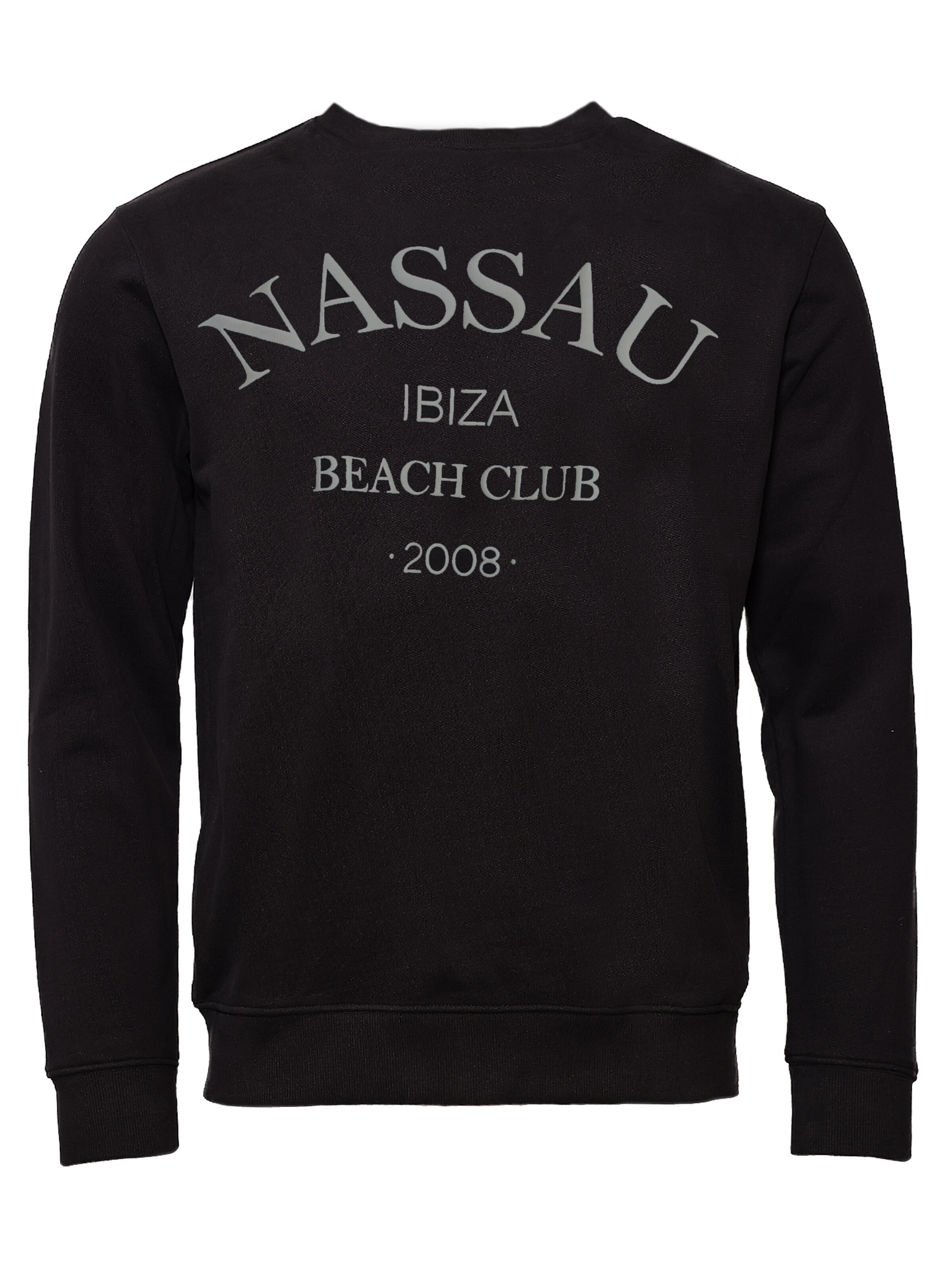 NASSAU Beach Club Sweatshirt ' NB231045 ' in Zwart