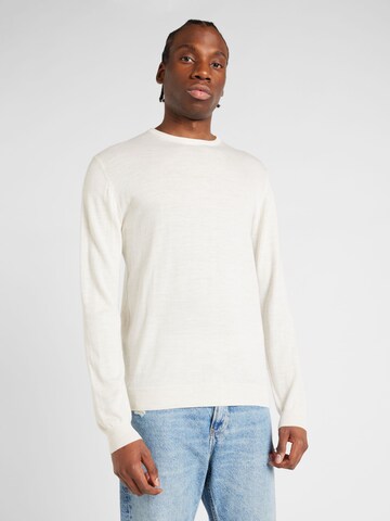 Matinique Regular Fit Pullover 'Margrate' i hvid: forside