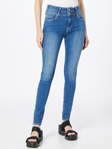 Pepe Jeans Skinny Jeans 'REGENT' in Blauw: voorkant