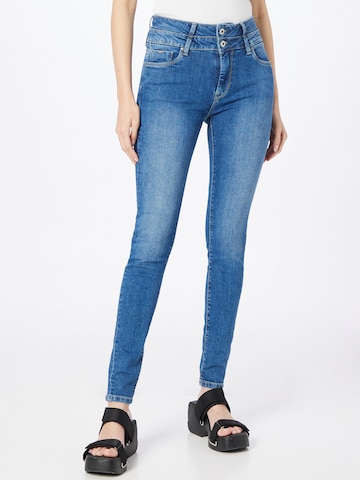 Skinny Jean 'REGENT' Pepe Jeans en bleu : devant