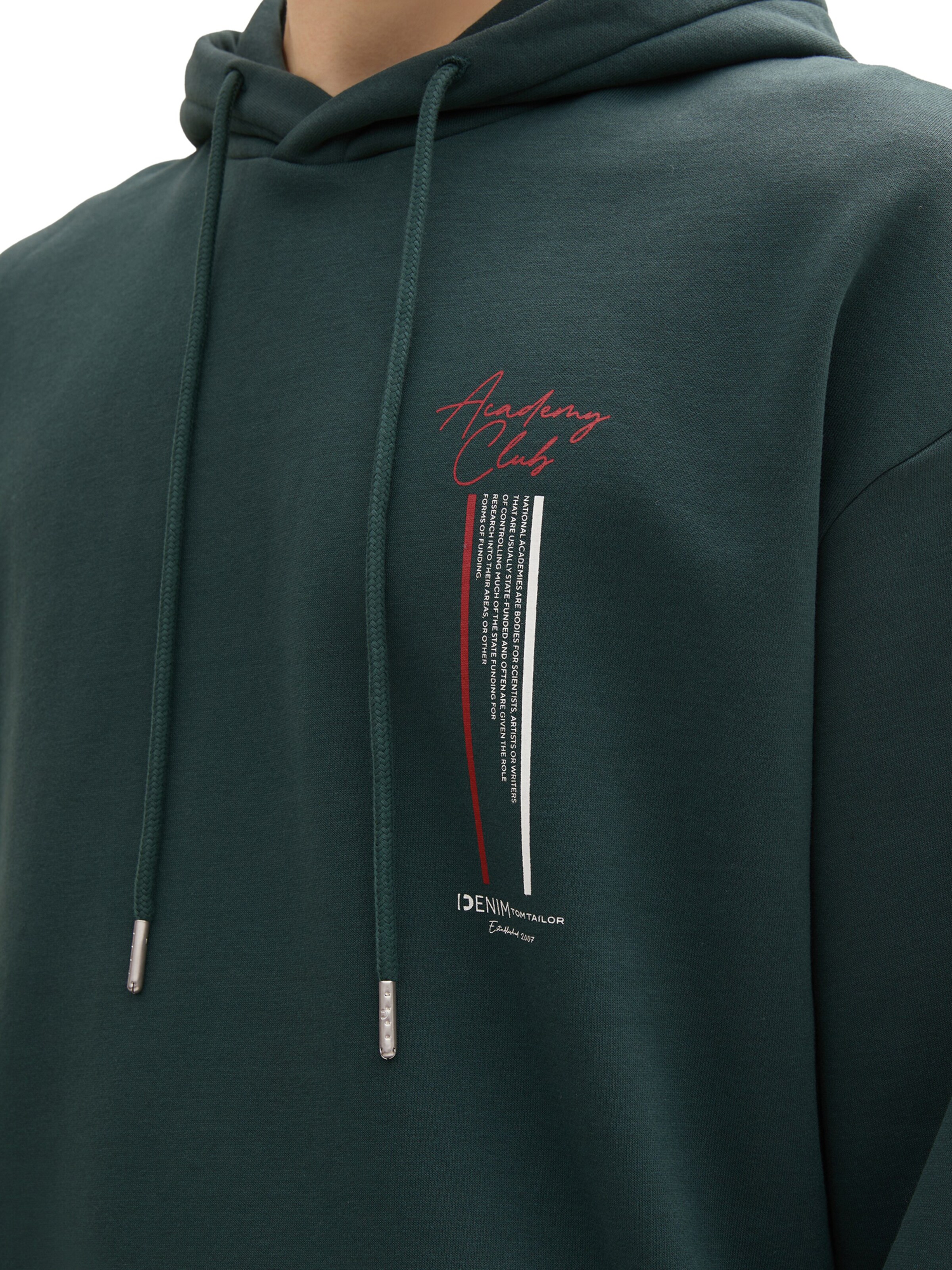 TOM TAILOR DENIM Sweatshirt in Groen