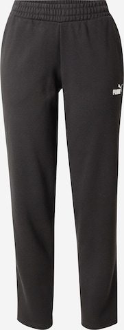 PUMA - regular Pantalón deportivo 'ESS' en negro: frente