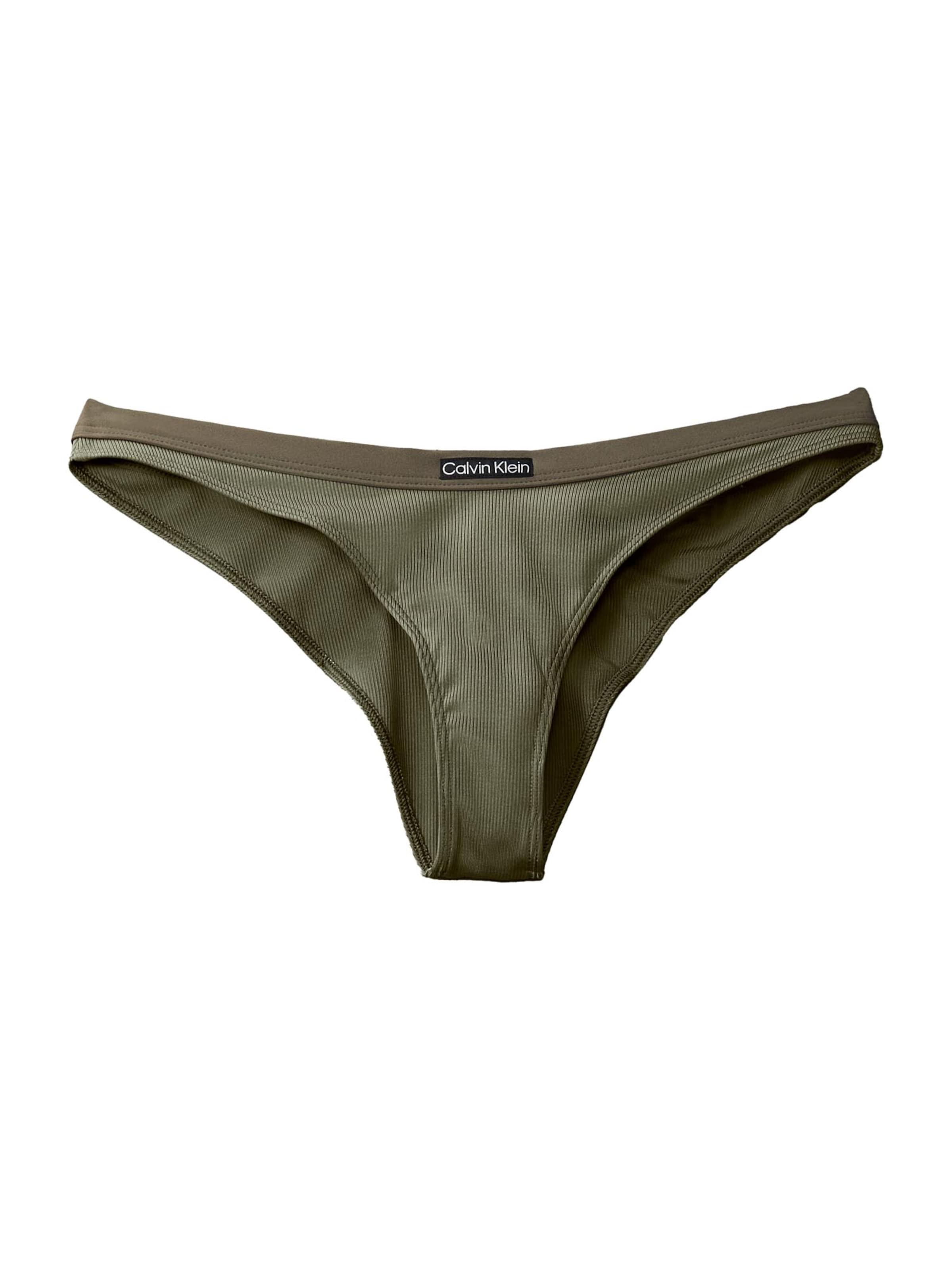 Calvin Klein Swimwear Bikini bottom in Green: front