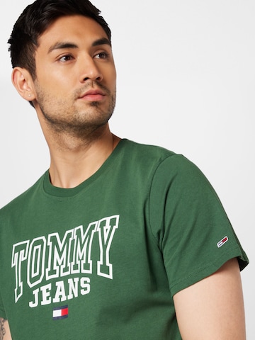 Tommy Jeans - Camiseta en verde