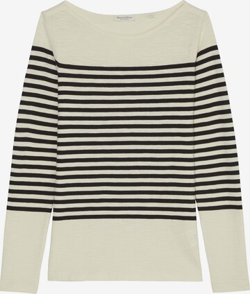 T-shirt Marc O'Polo en beige : devant