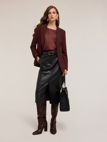 Veste mi-saison MOTIVI en marron