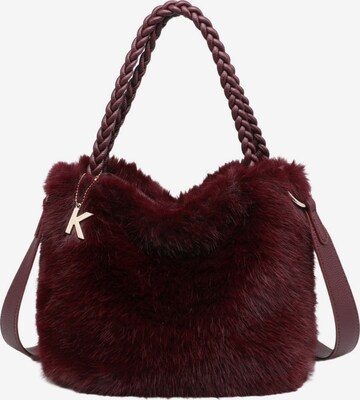 Borsa a mano di Kassandra in rosso: frontale