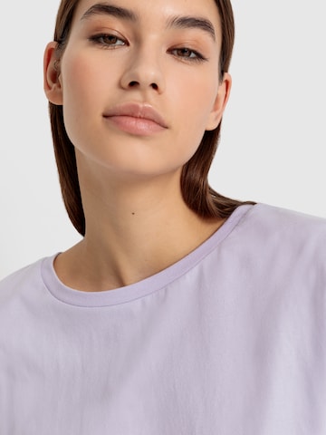 T-shirt oversize LSCN by LASCANA en violet