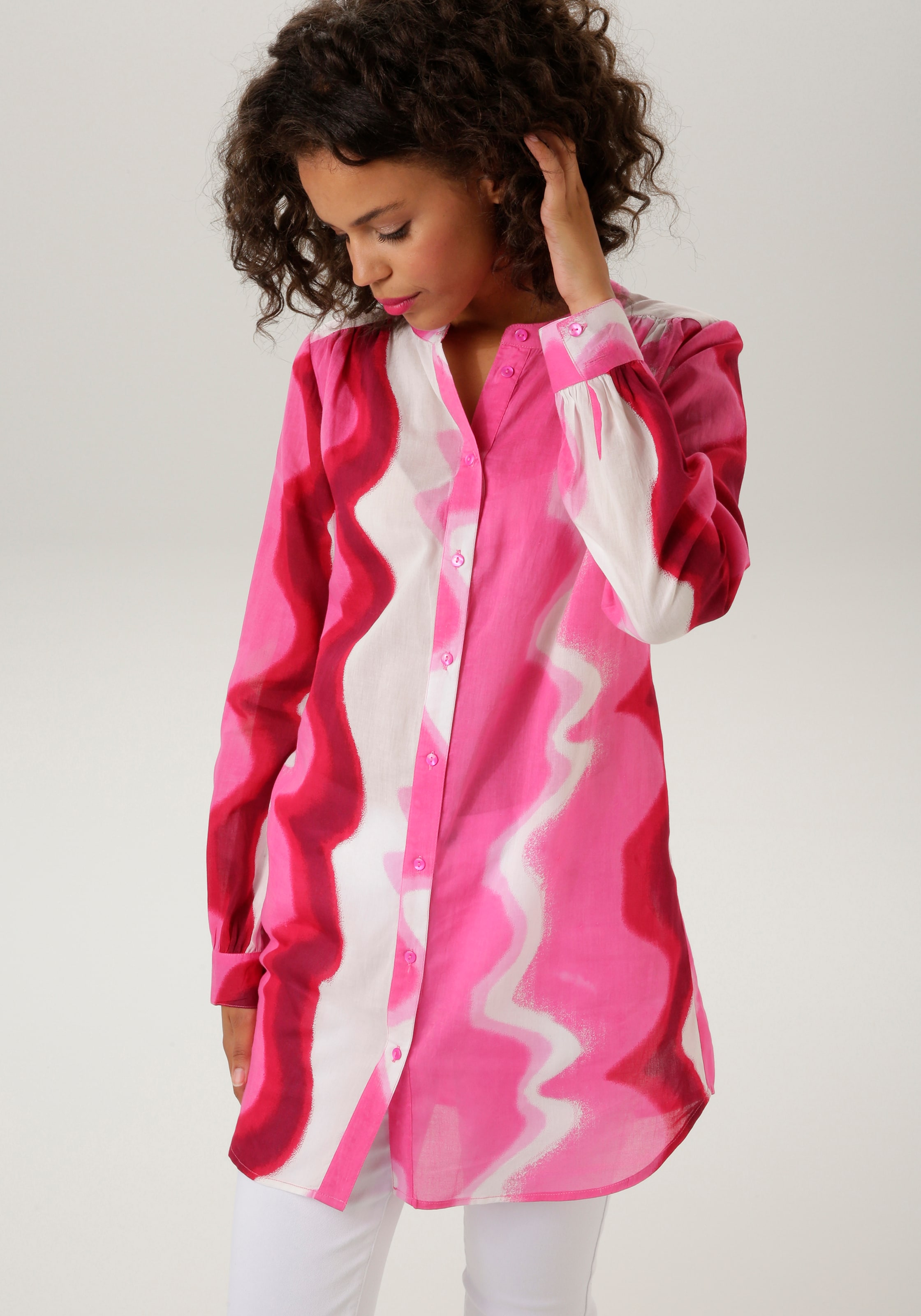 in Bluse Fuchsia, | ABOUT YOU CASUAL Dunkelpink Aniston