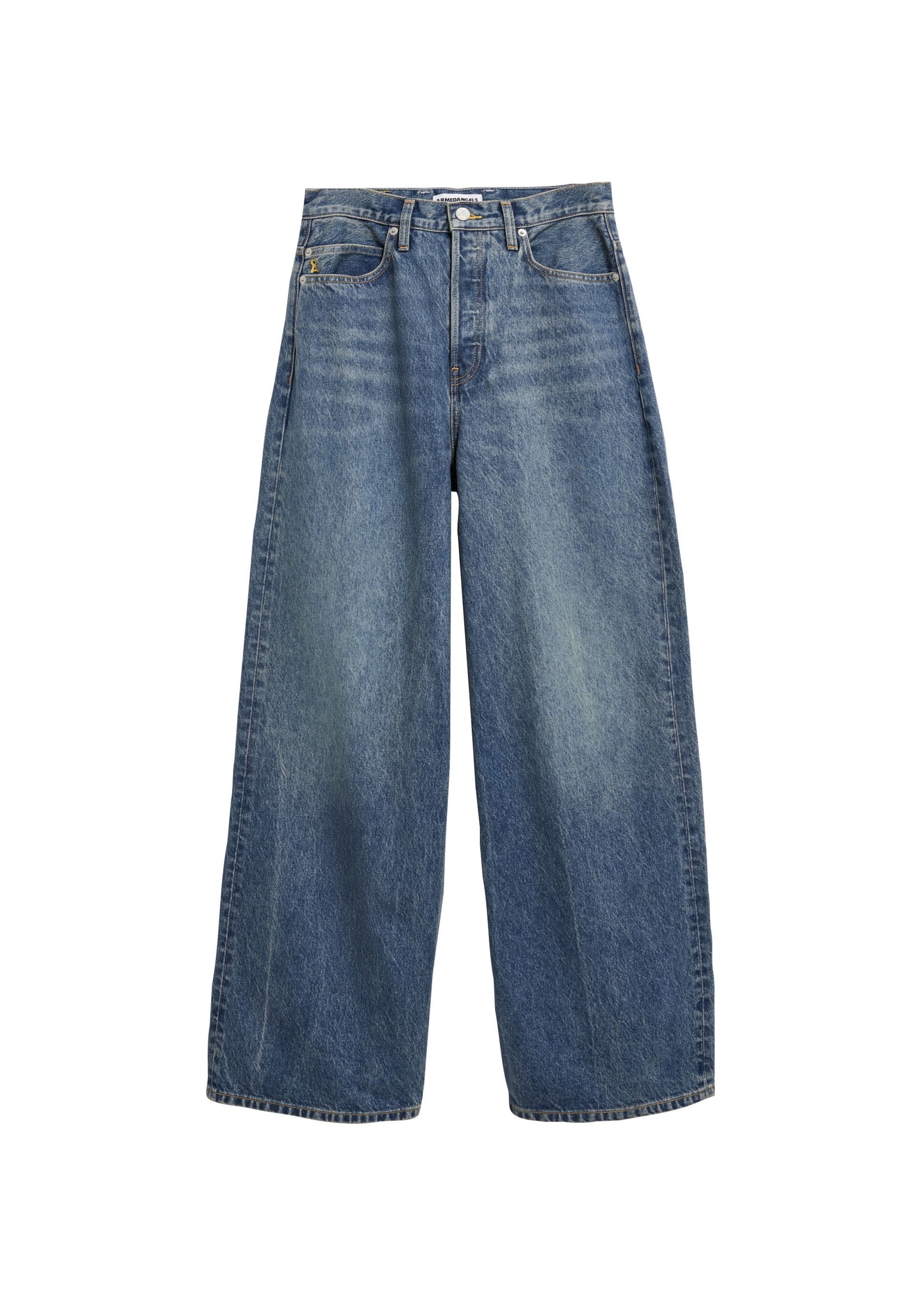 ARMEDANGELS Jeans ATHENAAS in 25/32 in blue denim, Produktansicht