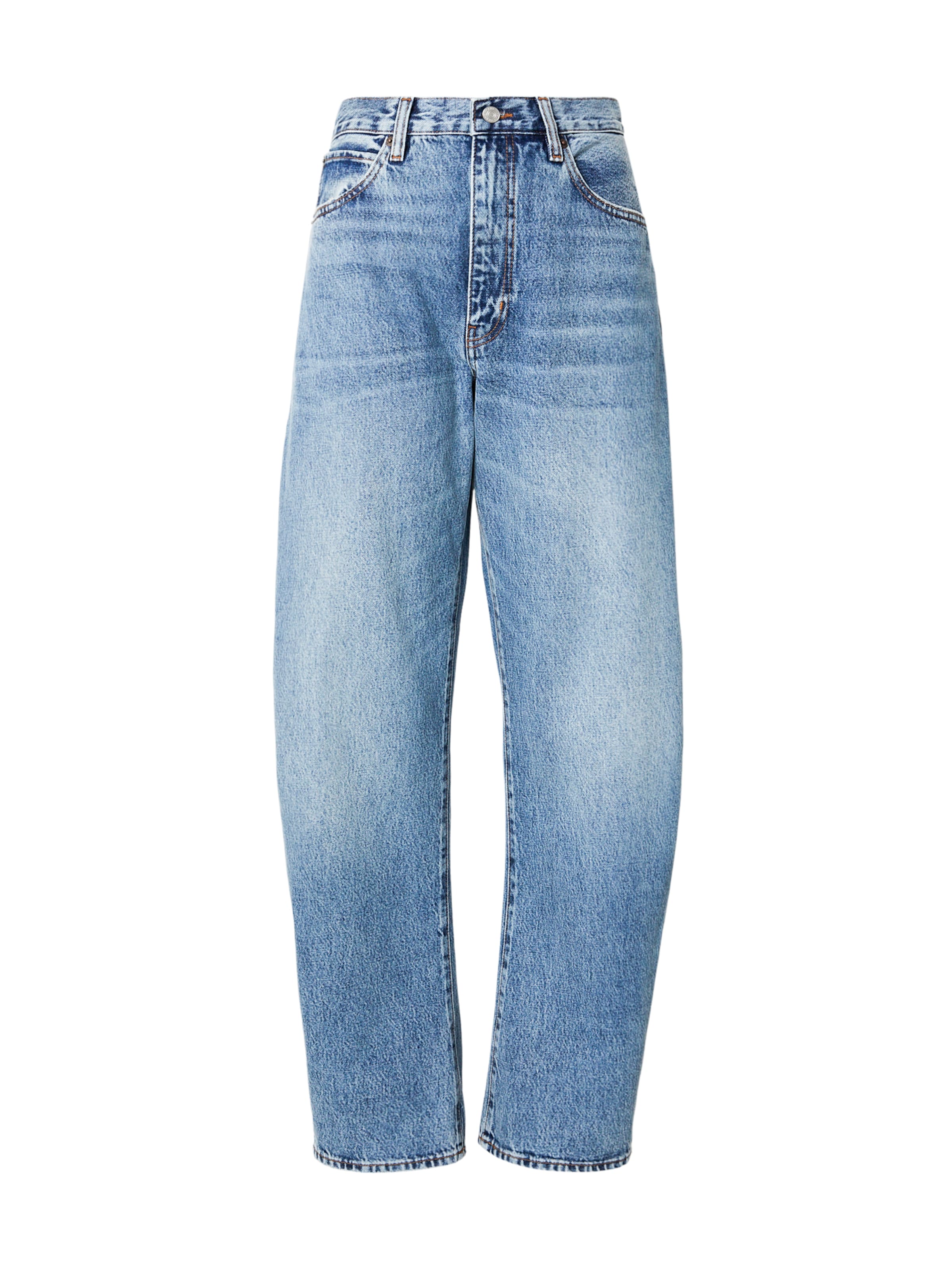 FRAME Loose fit Jeans 'THE BUBBLE' in Blue: front
