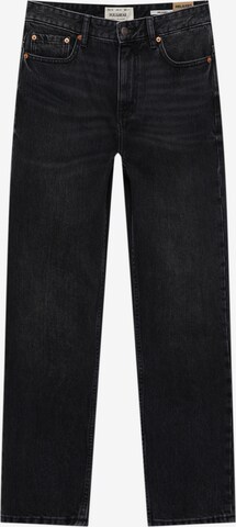 Pull&Bear Loosefit Jeans i sort: forside