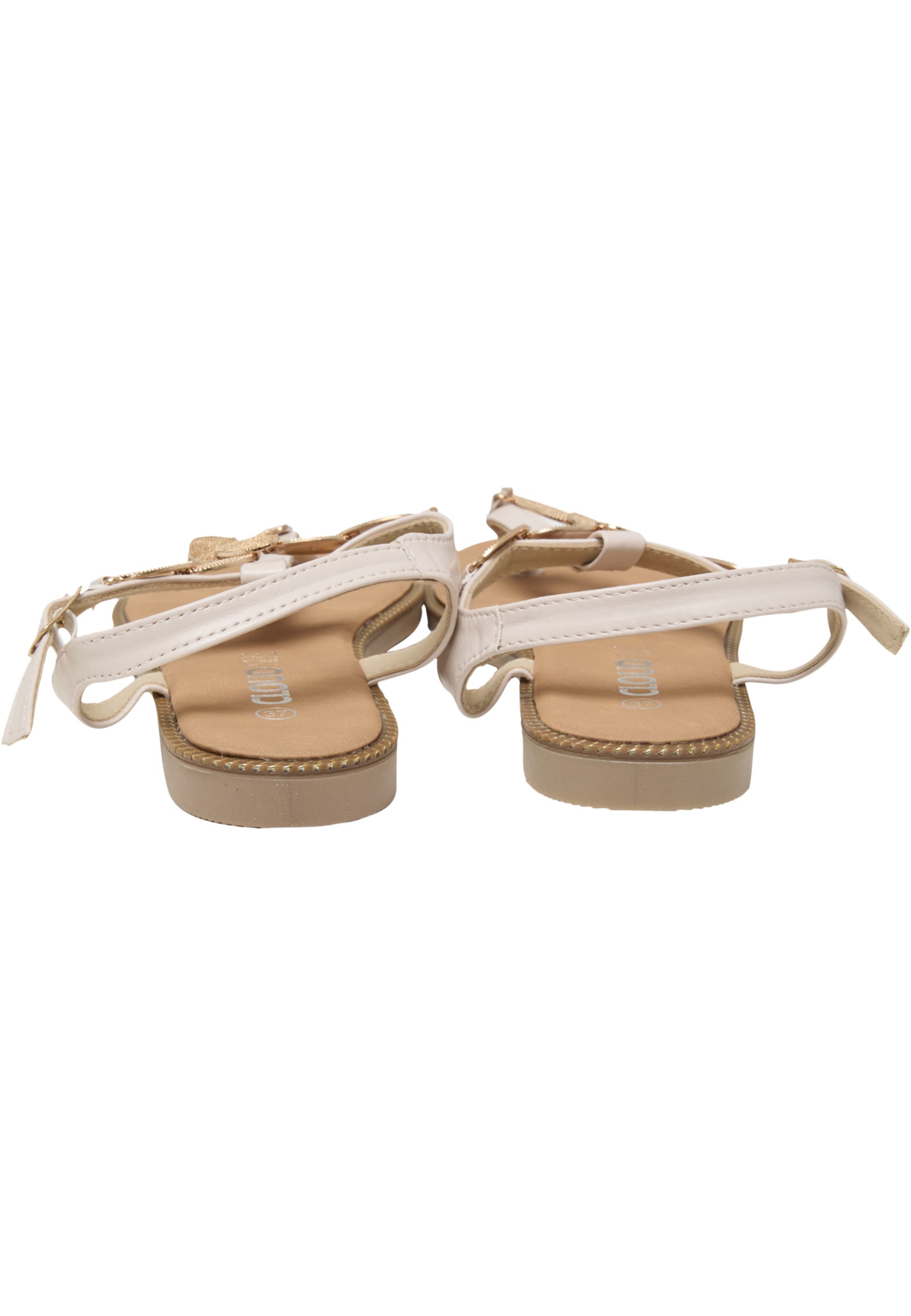 Cloud5ive T-bar sandals 'Wiliam' in Beige