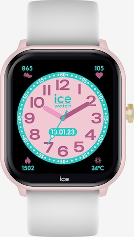 ICE WATCH Digital Watch 'Smart Junior 2.0' in White: front