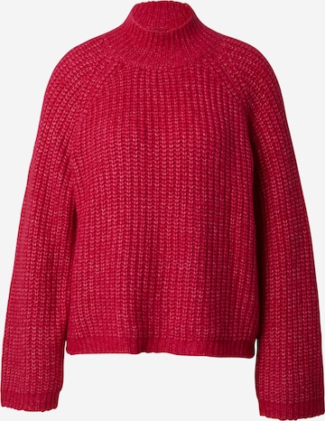 Pull-over PIECES en violet : devant