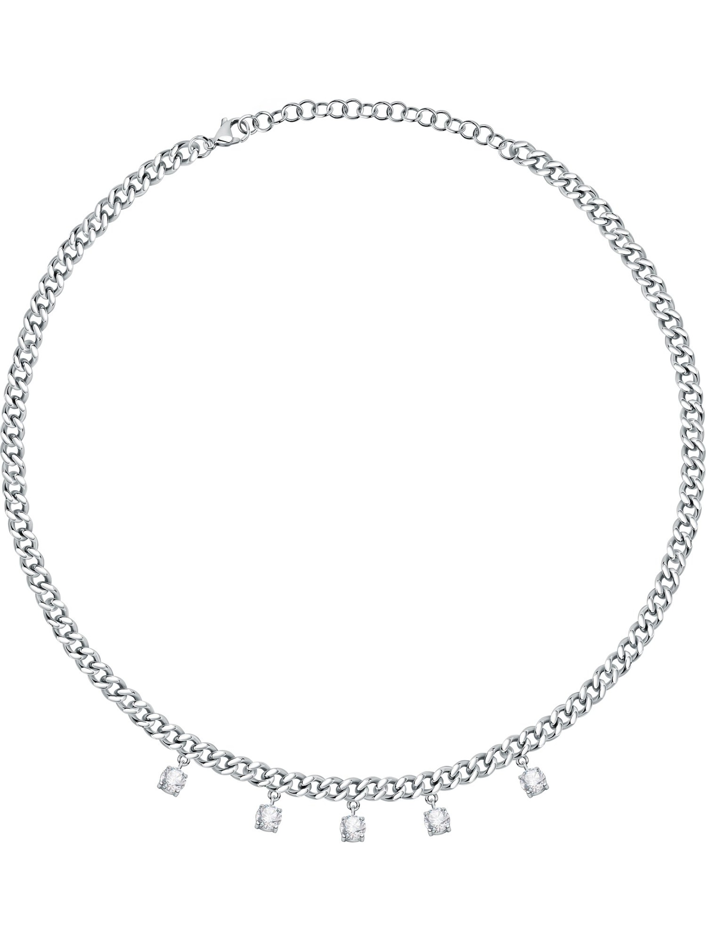FAVS Necklace in Silver: front