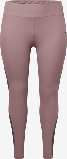Only Play Curvy Pantalon de sport 'MING' en gris foncé / violet pastel / noir, Vue avec produit
