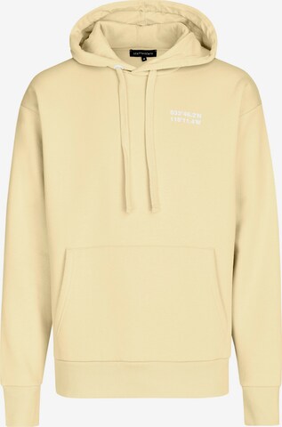 Sweat-shirt Steffen Klein en jaune : devant