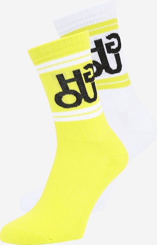 HUGO Sockor i gul: framsida