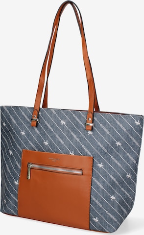 Cabas David Jones en bleu : devant