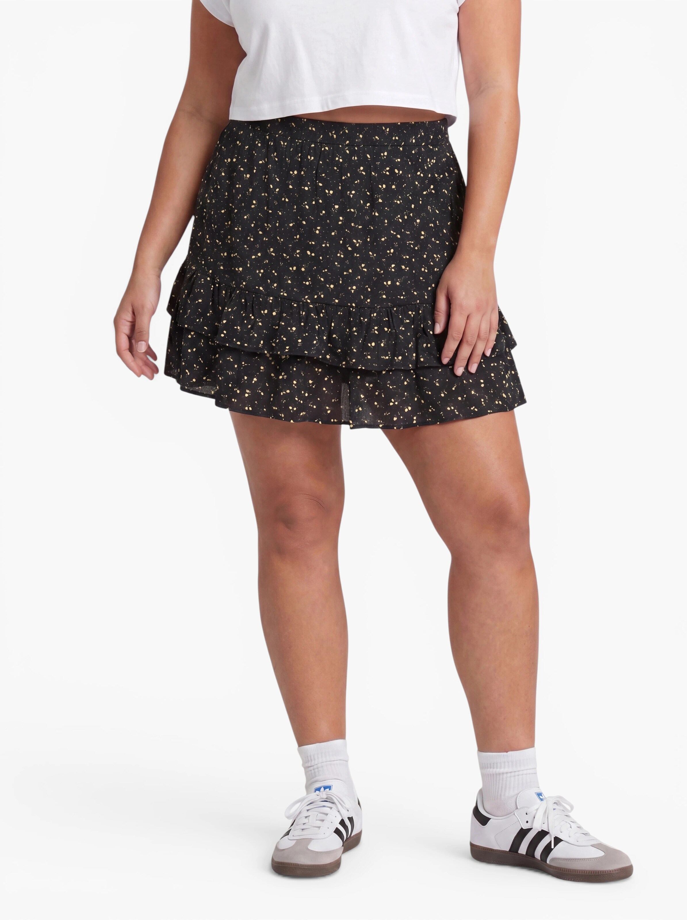 ONLY Carmakoma - Falda 'CARAlberthe' en negro