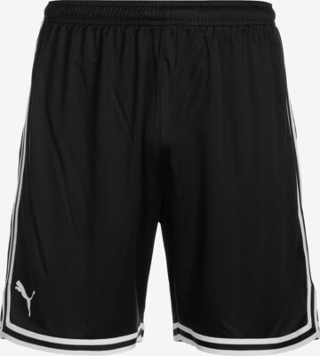 PUMA Regular Workout Pants 'Team Game' in Black: front