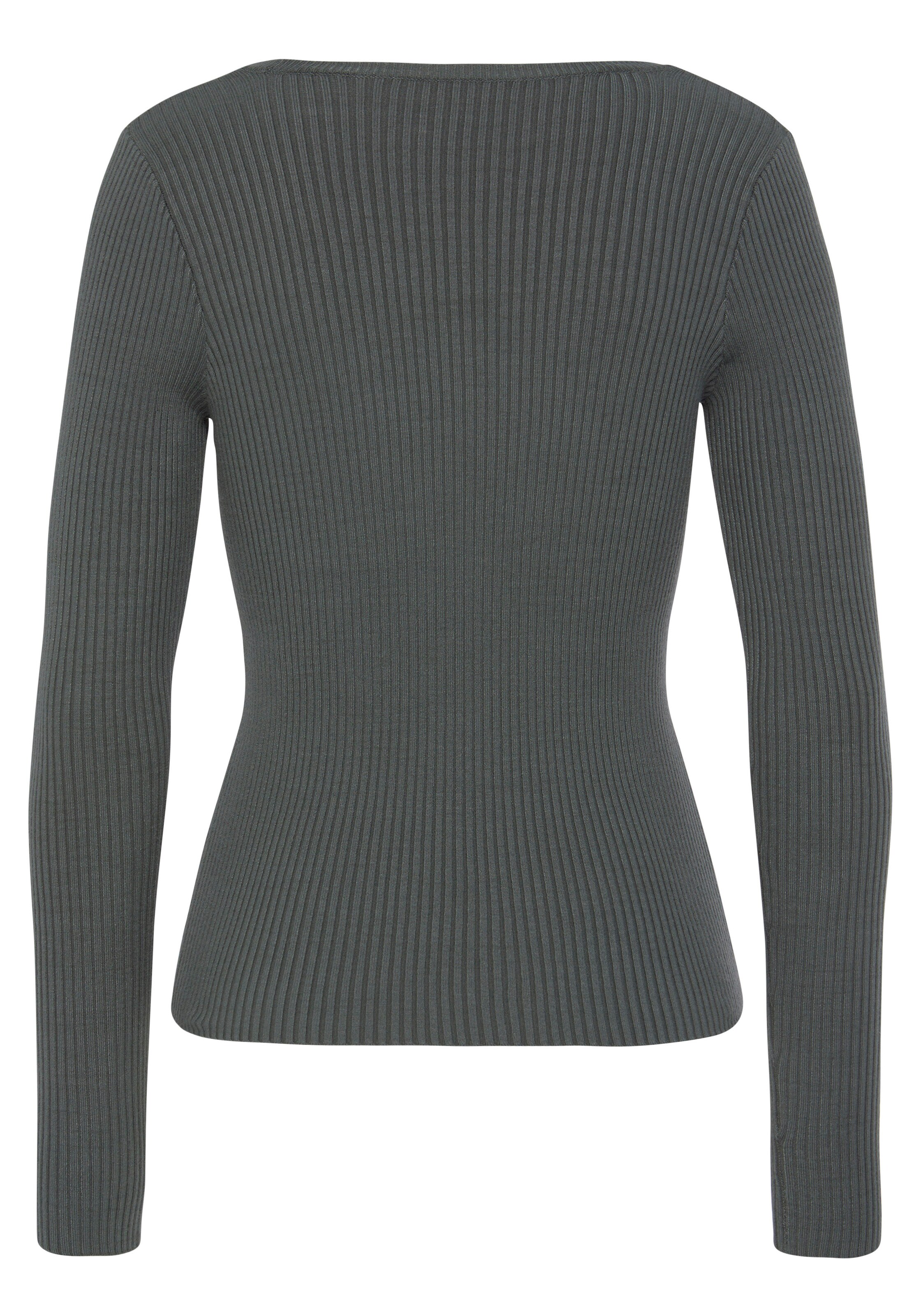 LASCANA Pullover in Grün