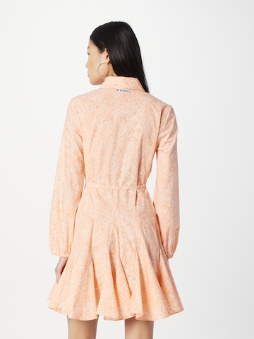 HUGO RedKošulja haljina 'Karoma' - narančasta boja