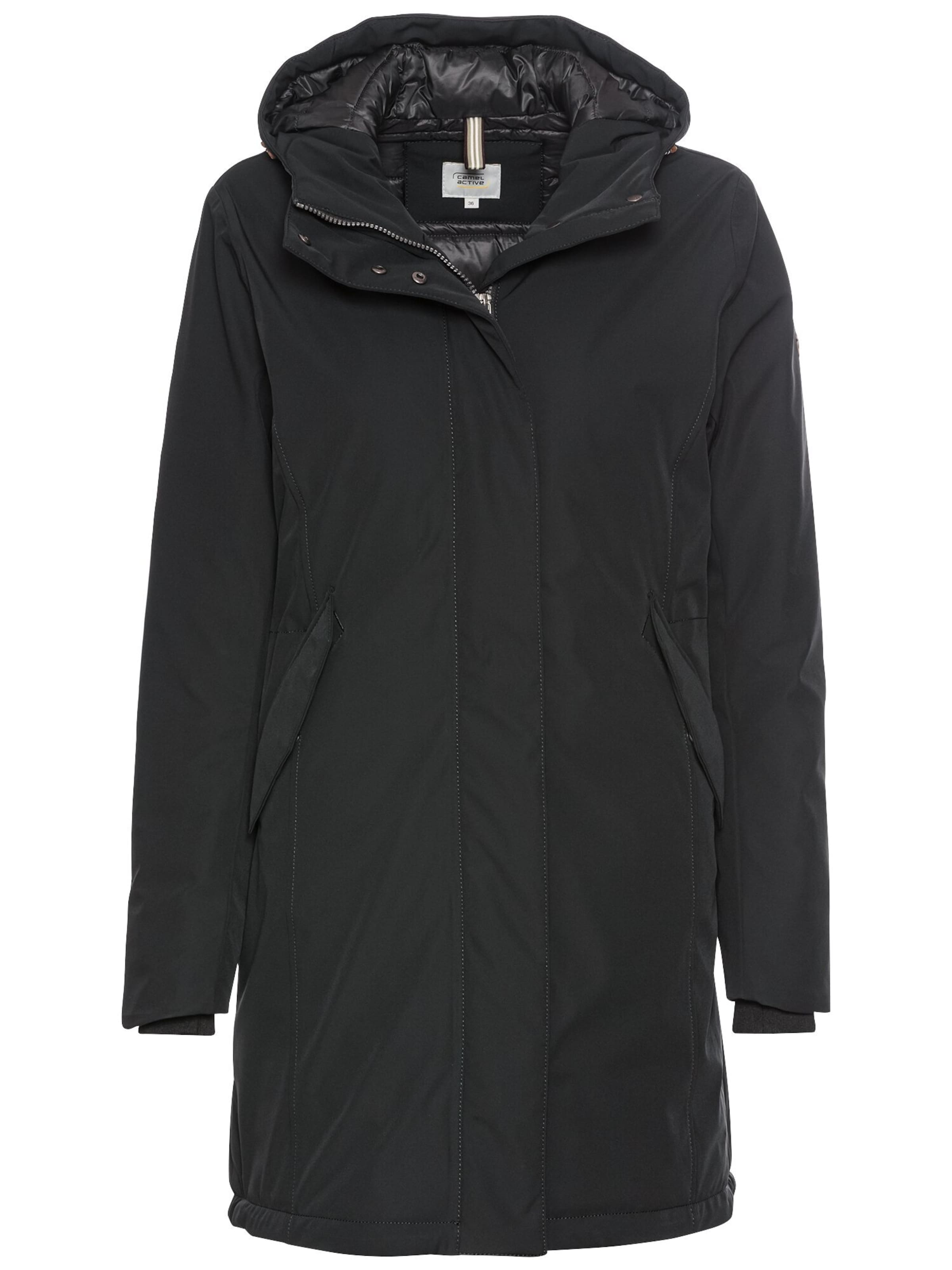 CAMEL ACTIVE Wintermantel in Schwarz: Vorderseite