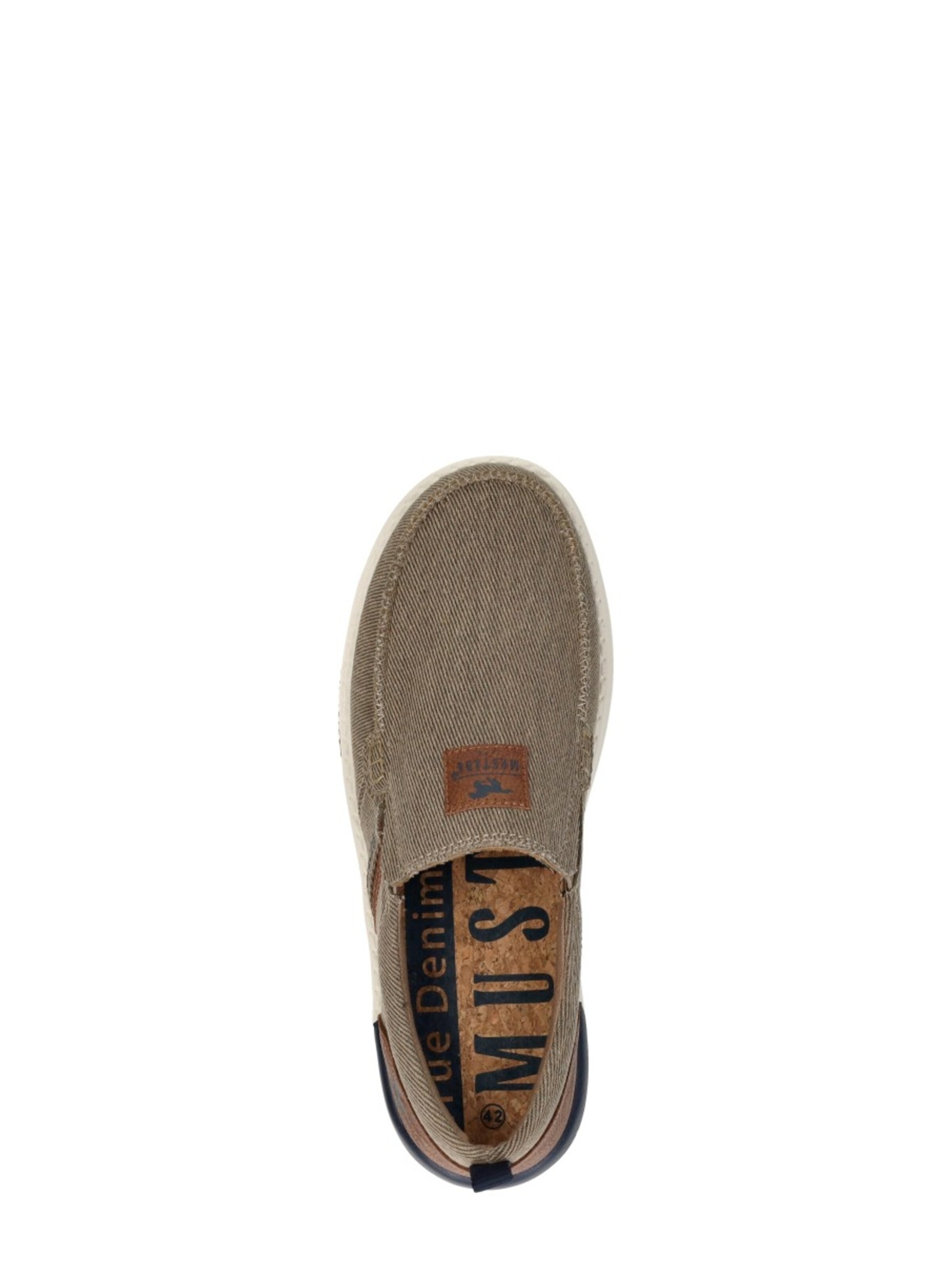 MUSTANG Slipper 'Sneakers Laag'‌‌‌‌‌ in Beige