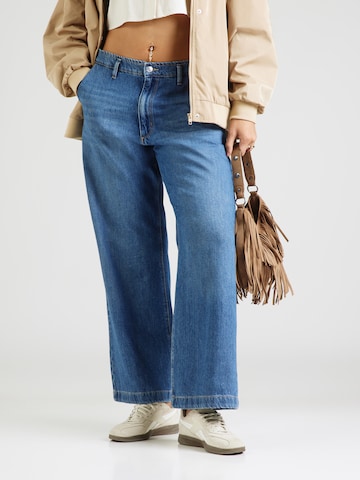 ONLY Carmakoma Wide Leg Jeans 'CARCOMET' in Blau: Vorderseite