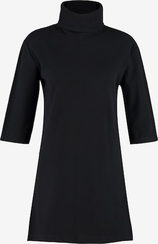 TrendyolPletena haljina - crna boja: prednji dio