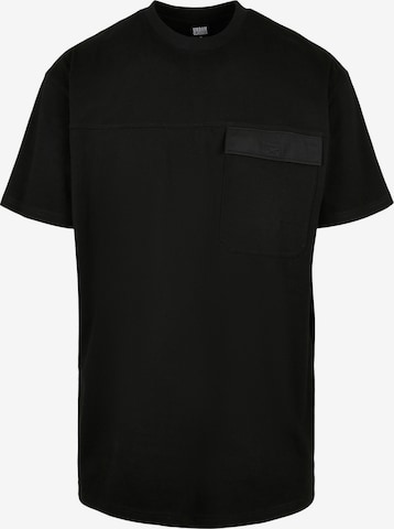 Urban Classics Shirt in Zwart: voorkant