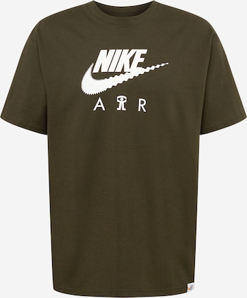 Tricou 'DNA Air' de la Nike Sportswear pe verde: față