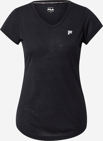 FILA Funktionsshirt in Schwarz: Vorderseite