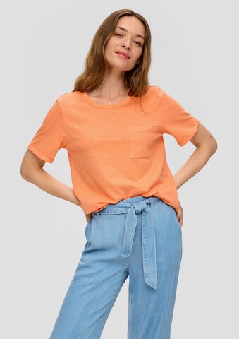 s.Oliver Shirt in Oranje: voorkant