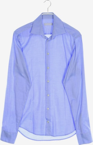 STRENESSE Button Up Shirt in S in Blue: front