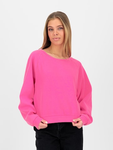 Alife and Kickin Sweatshirt 'TeonaAK' in Roze: voorkant