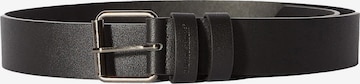 Ceinture Bershka en noir : devant