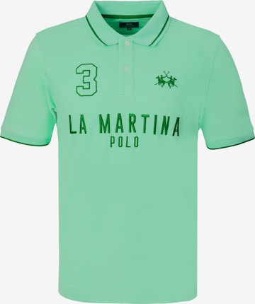 La Martina - Camiseta en verde: frente