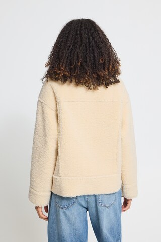 ICHI Vinterjakke i beige